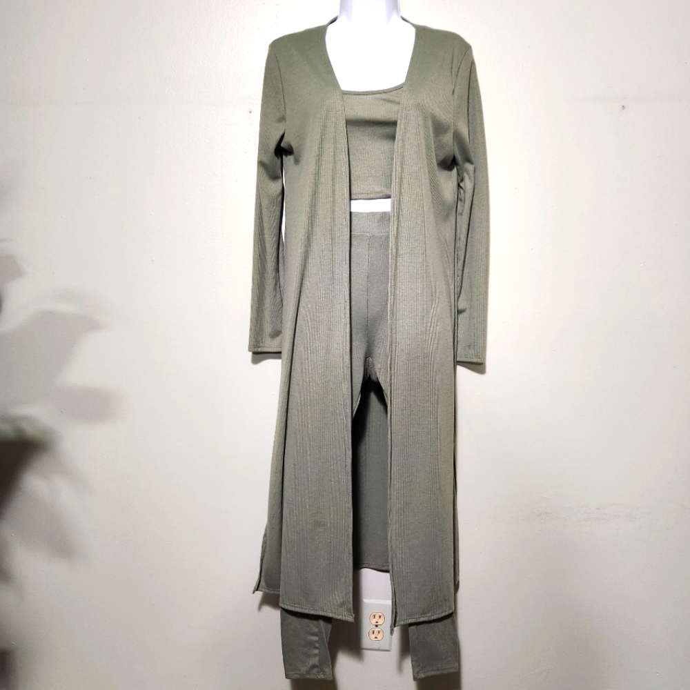 Three piece athleisure set